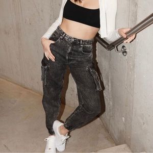 Garage Denim Cargo Jogger